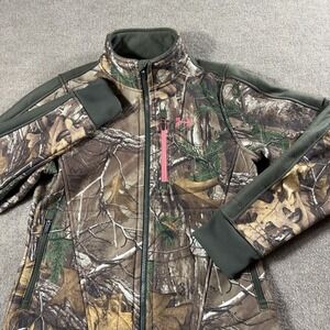 Under Armour UA Storm Realtree Edge Camo Jacket Womens M Full Zip Fleece